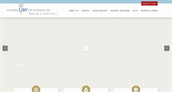 Desktop Screenshot of alabamalawfoundation.org